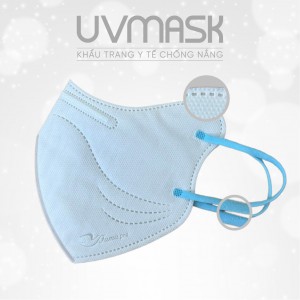 Khẩu trang UV mask chống nám mẫu mới 2024 bịch 10 cái
