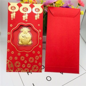 Bao lì xì Thần Tài vàng