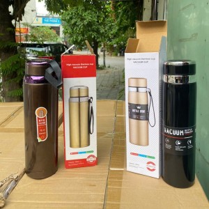 Bình inox giữ nhiệt 316 Bottle Sport - 1000ml tem đứng