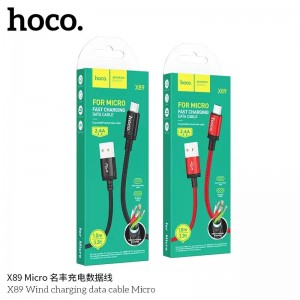 Cáp sạc Hoco X89 cổng Micro usb samsung