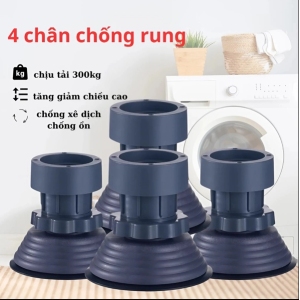 Set 4 miếng chân đế chống rung cho máy giặt - loại chân cao M4