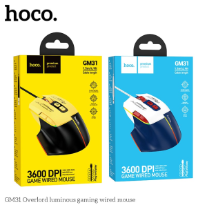 Chuột HOCO có dây dạ quang GM31