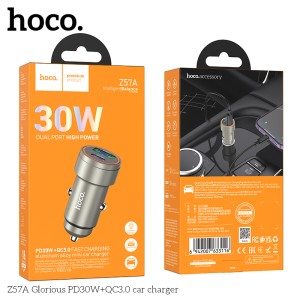 Cóc sạc xe hơi Hoco Z57A 30w
