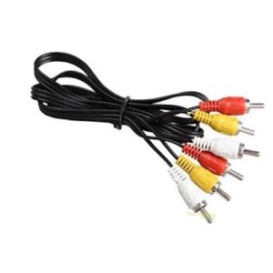 Dây jack 3.5 cắm AV bông sen 6 ĐẦU dài 1m5 ( Đỏ trắng vàng ra Đỏ trắng vàng )