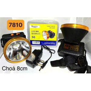 Đèn pin đội đầu ánh sáng vàng chóa 8cm mã 7810 ( T150 )