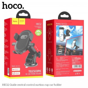 Giá đỡ điện thoại kẹp hít kính xe hơi Hoco HK32