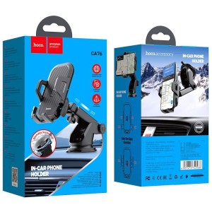 Giá đỡ điện thoại kẹp hít xe hơi Hoco CA76