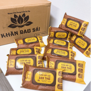 Khăn ướt bao sái bàn thờ Thiên Phúc bịch 30 tờ