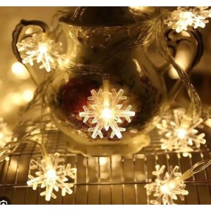 Đèn chớp nháy 4m bông tuyết vàng ( T600)