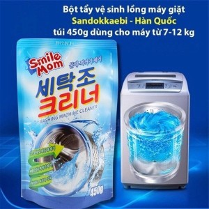 Bịch bột tẩy vệ sinh lồng máy giặt Smile Mom ( T20, vat )