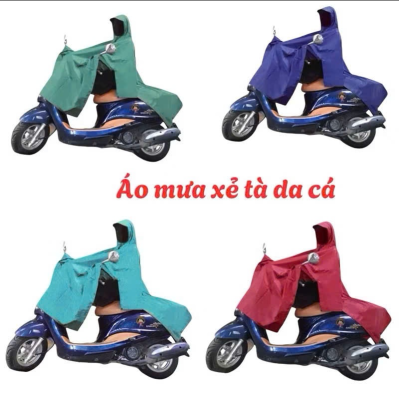 Áo mưa vải Dù cánh dơi / xẻ tà 1m2 - Loại Vải Tổ Ong Cao Cấp ( Bao 50 )