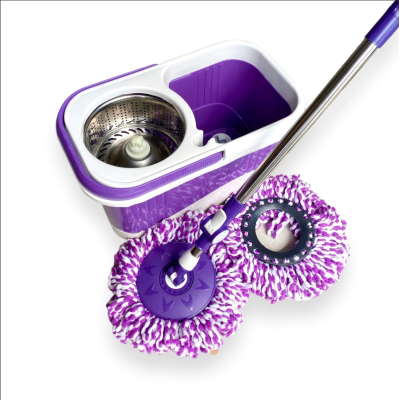 Cây lau nhà tím mâm nhựa ( T50 )