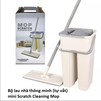 Cây lau nhà tự vắt 2 ngăn Scratch
