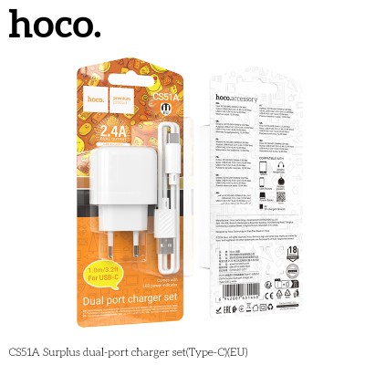 Bộ sạc HOCO CS51A TypeC