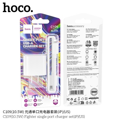 Bộ sạc 10,5w Hoco C109 iphone