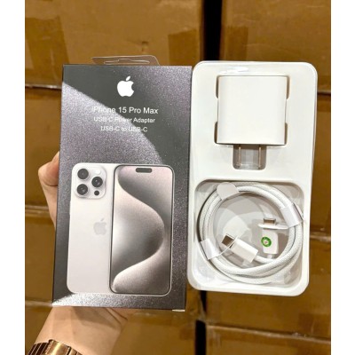 Bộ sạc iphone 15 cổng typec ra typec 25w - màu titan