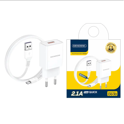 Bộ sạc Sendem OG30 cổng usb ra micro ss
