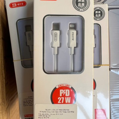 Cáp sạc BYZ X13 cổng typec ra iphone