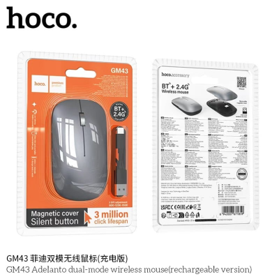 Chuột HOCO không dây + kết nối bluetooth GM43