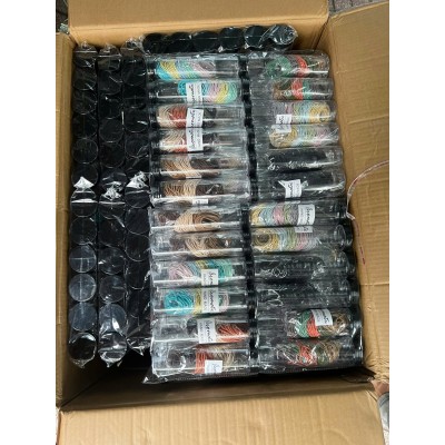 Thun TRÒN 100 thun cột tóc sợi hanmade - ( Full VAT, T300 )