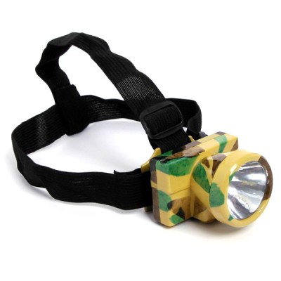 Đèn pin đội đầu màu rằn ri xanh bộ đội BD203 ( T150 )