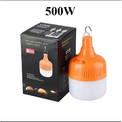 Bóng trụ tích điện V51 Ko Remote Ko Solar Cam Trắng - 500w ( T50 )