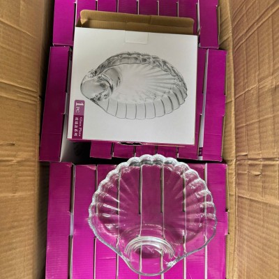 Đĩa thuỷ tinh sò trắng D84 (T24 )