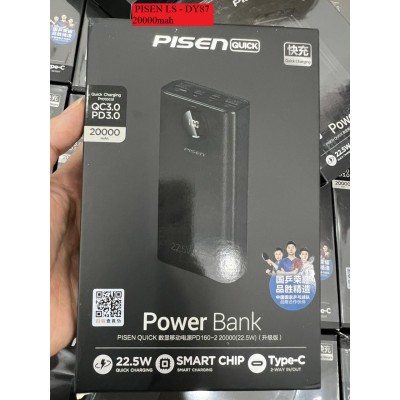 Pin dự phòng chính hãng Pisen 20,000mah DY87