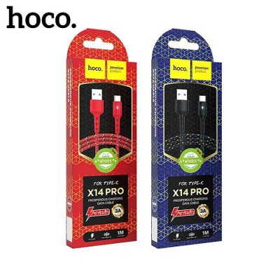 Cáp sạc Hoco X14 PRO có đèn - Dài 2M TypeC