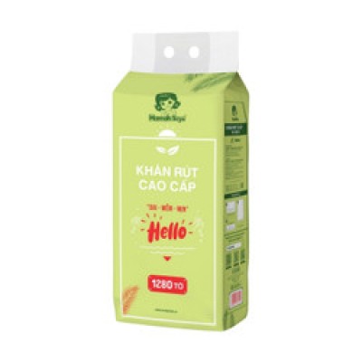 Khăn giấy rút treo Hannah-Seyo xanh 1280 tờ