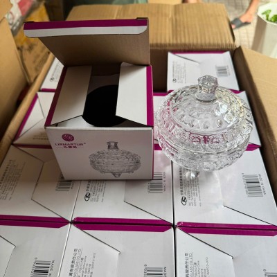 Hũ mứt trắng thuỷ tinh TB027 (T36 )