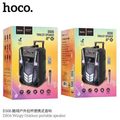 Loa thùng Karaoke kèm mic chính hãng Hoco DS06