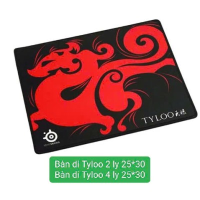 Lót chuột pad 25x30cm Tyloo màu đỏ Dày 4 Ly ( T200, Full VAT )