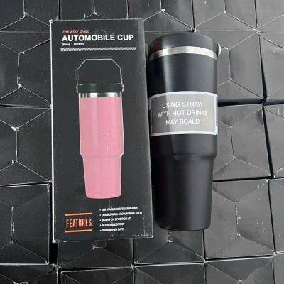 Ly giữ nhiệt có quai xách Automobile OZ 900ml ( T50 )