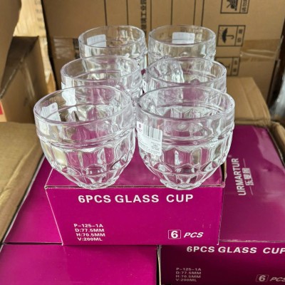 Bộ 6 Ly uống nước, uống trà P125-1A ( T16 )