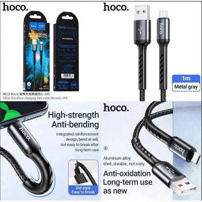 Cáp sạc Hoco ME15 cổng Micro SS