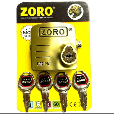 Ổ khóa CHỤP THƯỜNG Zoro chìa kiếm
