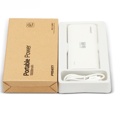 Pin dự phòng Pisen 10000mAh Portable - CHÍNH HÃNG