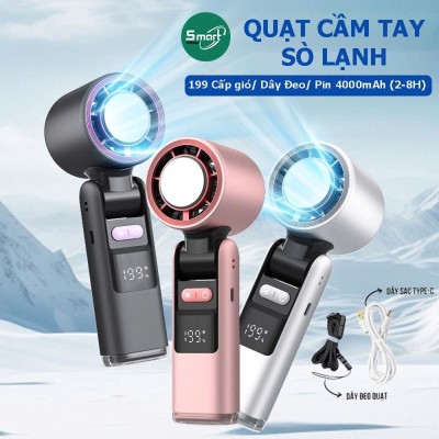 Quạt cầm tay turbo sò lạnh K-801