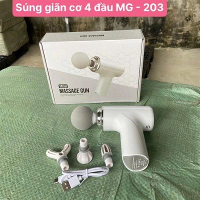 Súng massage giãn cơ 4 đầu MG203