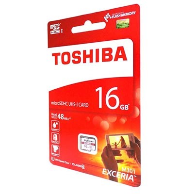 Thẻ nhớ 16Gb Toshiba 48Mb/s - Đỏ