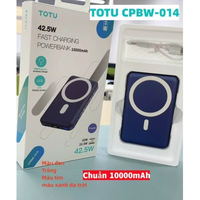 Pin sạc dự phòng không dây Totu BW014