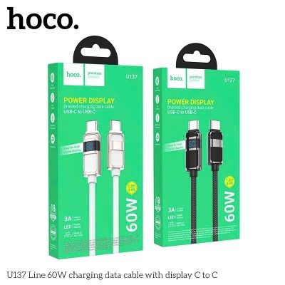 Cáp sạc 60w Hoco U137 Typec ra Typec