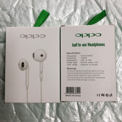 Tai nghe Oppo X20 - hộp trắng xanh