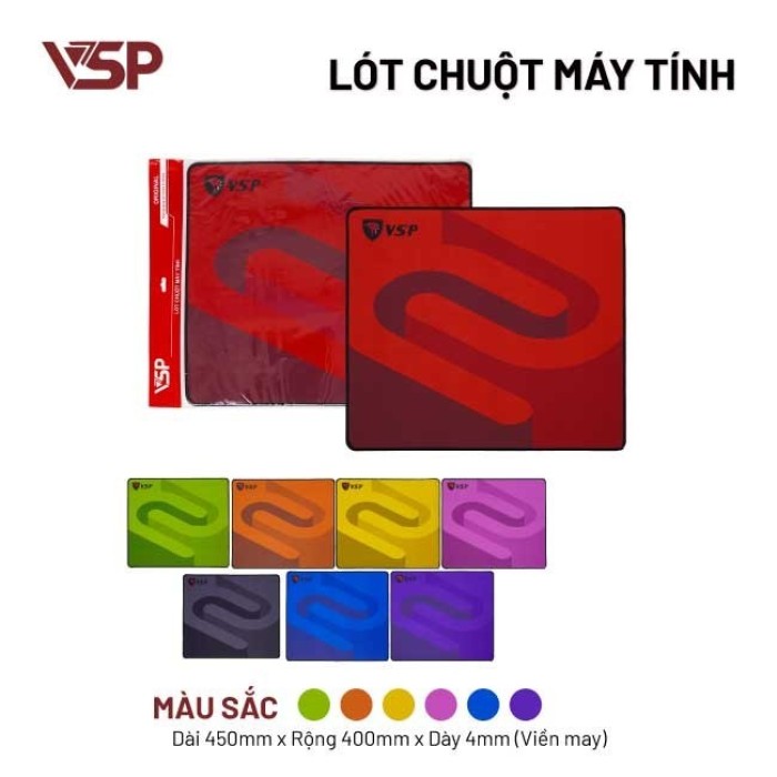 Lót chuột pad  VSP game nhiều hình (450 x 400 x 4mm ), full vat