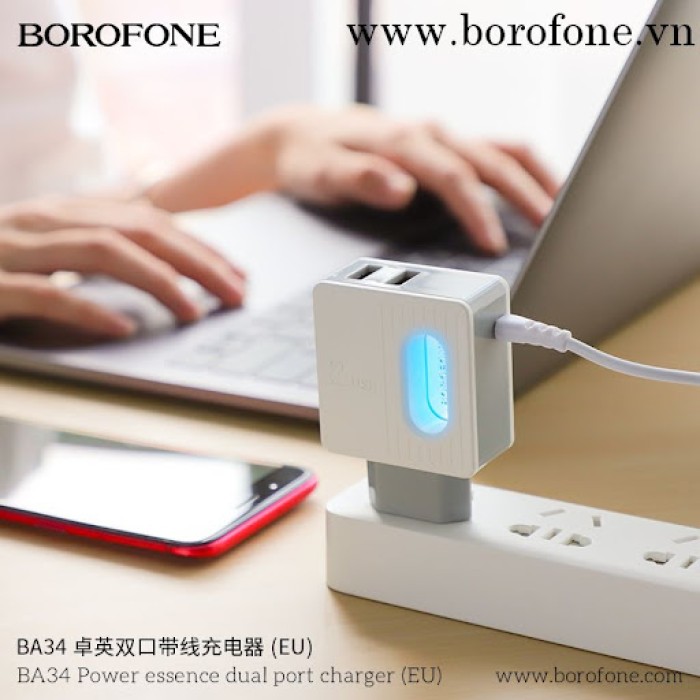 Bộ sạc Borofone BA34 iphone