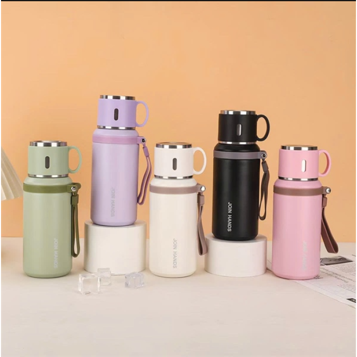 Bình nước giữ nhiệt 600ml JOIN HANDS (T50)   