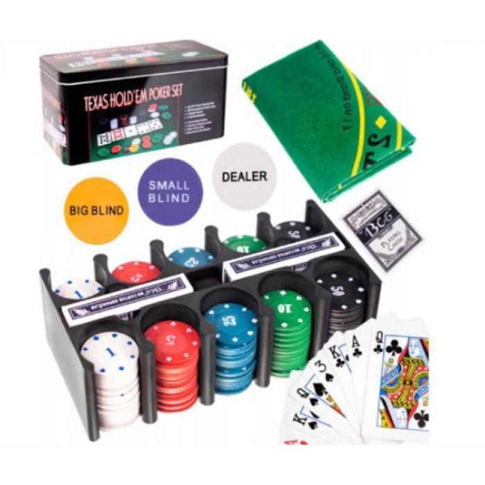 Bộ 200 Chip Poker Texas Hold’em
