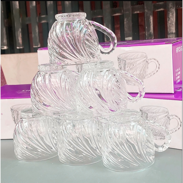 Bộ 6 Ly uống nước, uống trà P125-1C ( T16 )