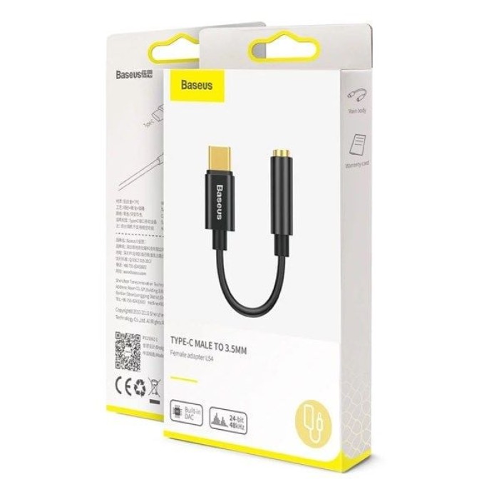 Cáp chuyển TypeC to jack 3.5 Baseus L54